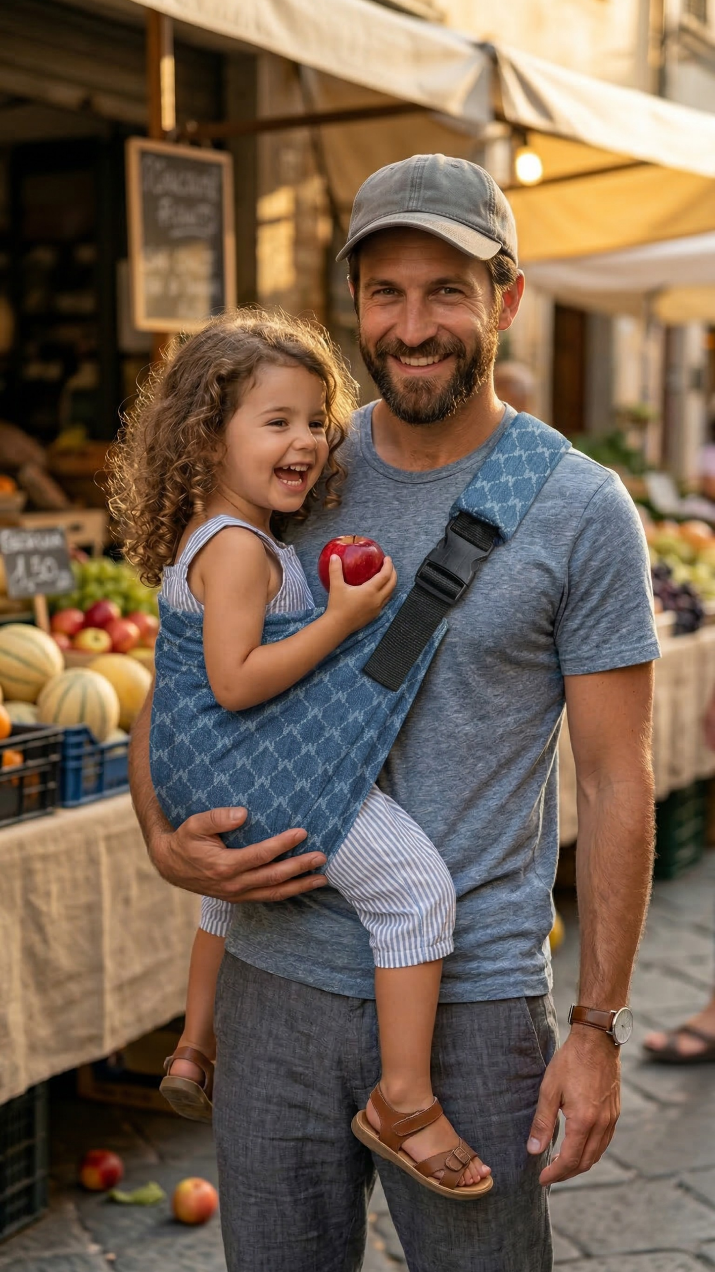Toddler Carrier Cowboy Blue