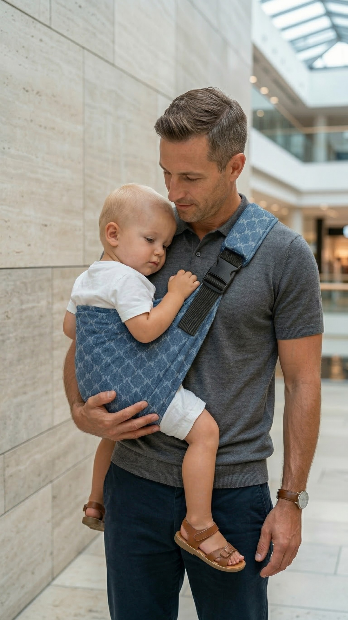 Toddler Carrier Cowboy Blue