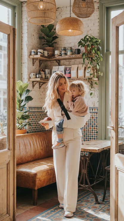 Toddler Carrier Corduroy Cream