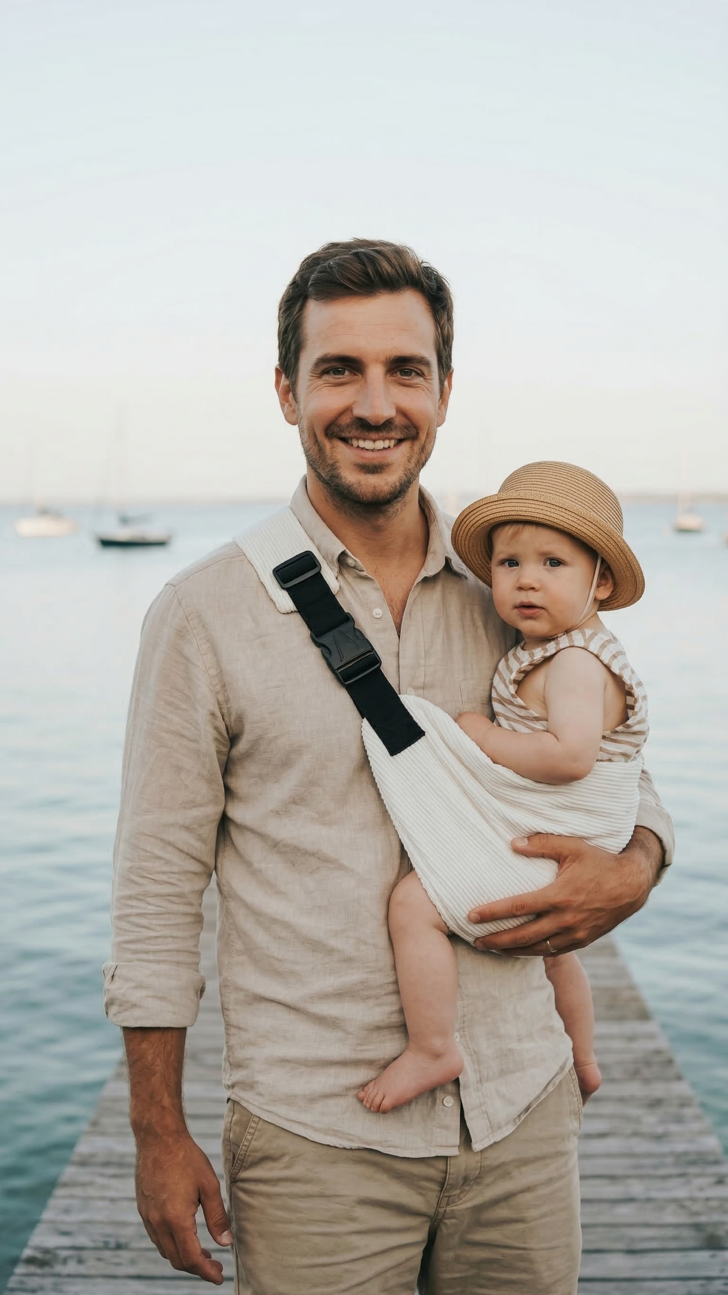 Toddler Carrier Corduroy Cream