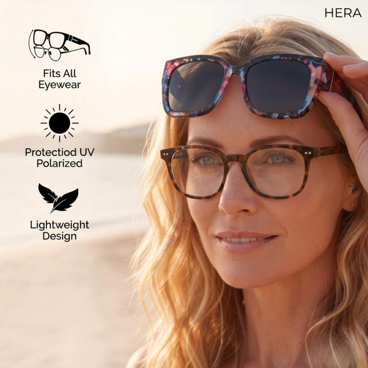 Polarized fit-over sunglasses