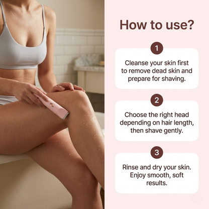 Irritation-free intimate razor